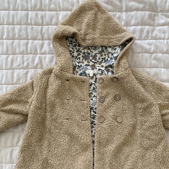 Rylee and Cru Tan Sherpa Jacket 2-3 - Picture 3 of 6